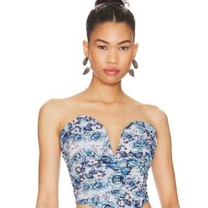 MORE TO COME (Revolve) - Sienna Floral Ruched Top